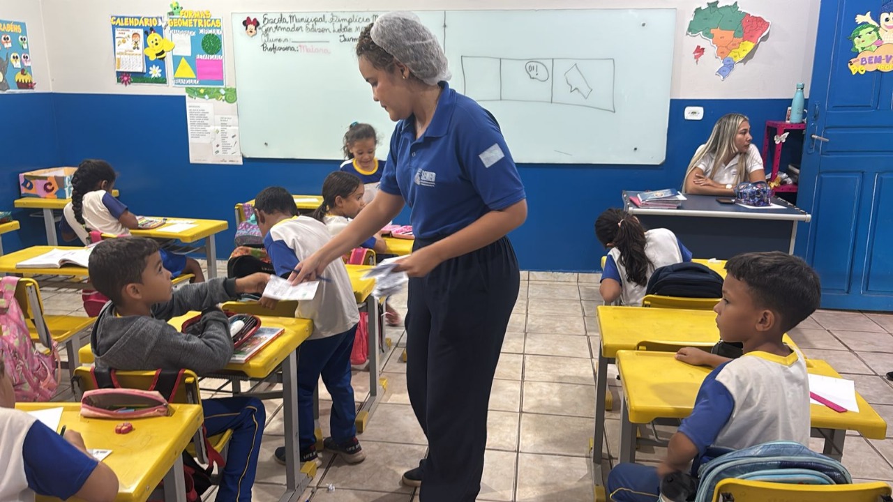 Testes de Aceitabilidade do Leite com Chocolate nas Escolas Municipais