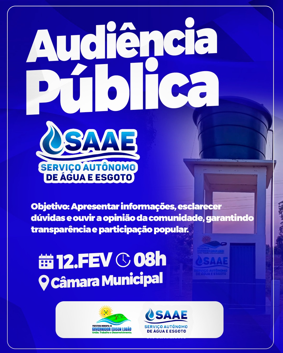 CONVOCAÇÃO PARA AUDIÊNCIA PÚBLICA