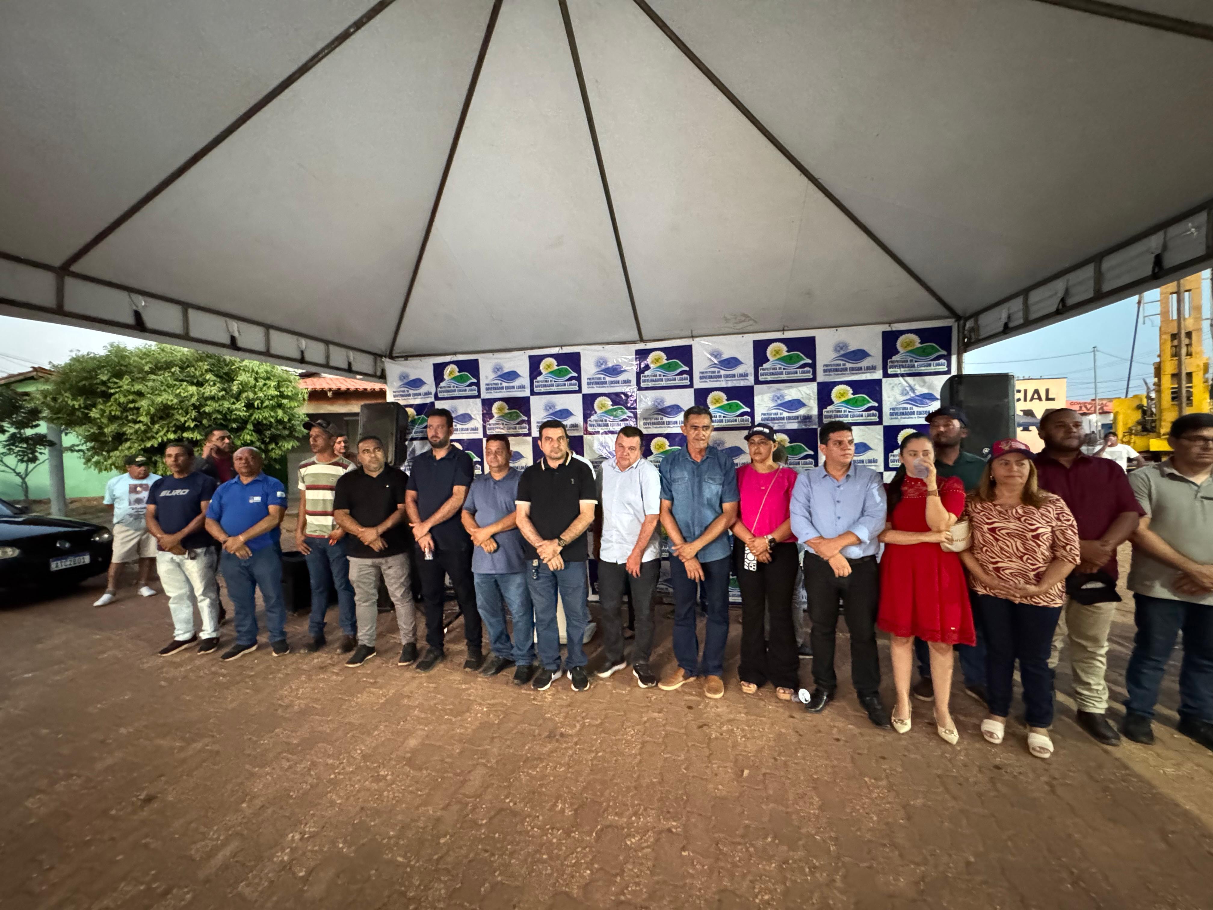 Município avança com obra de perfuração de poço