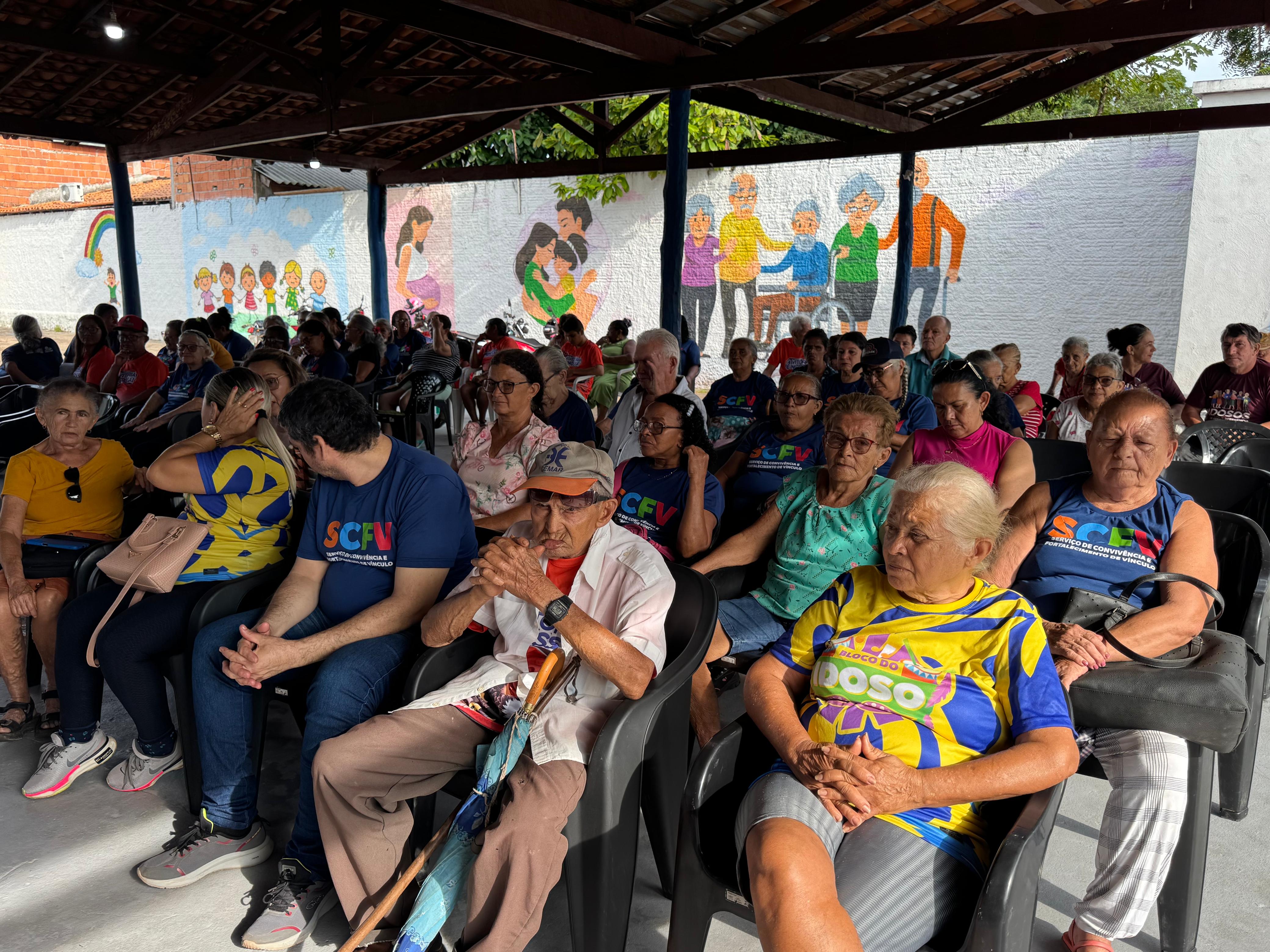 CRAS Sede inicia novo ciclo de atividades com foco no cuidado e valorização dos idosos