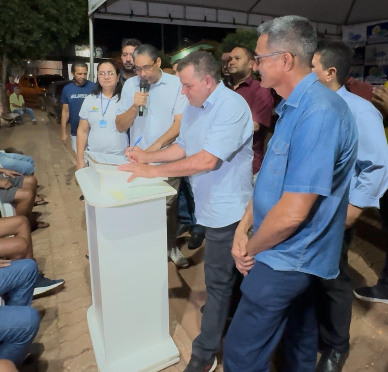 Município avança com obra de perfuração de poço