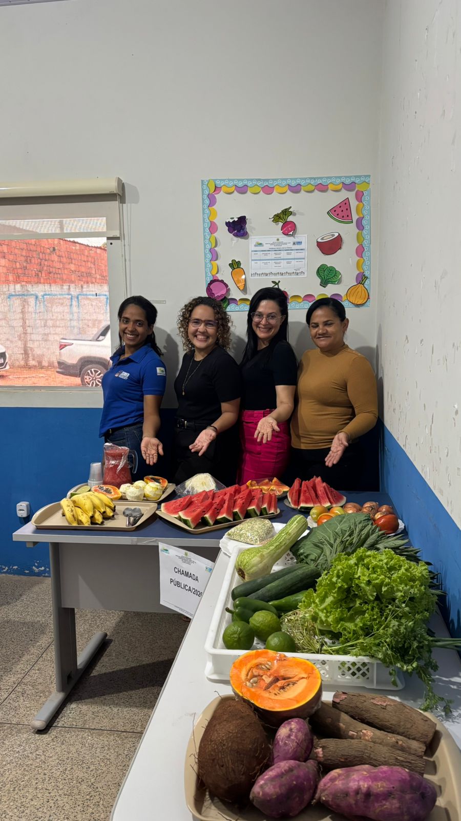 Degustação da alimentação escolar