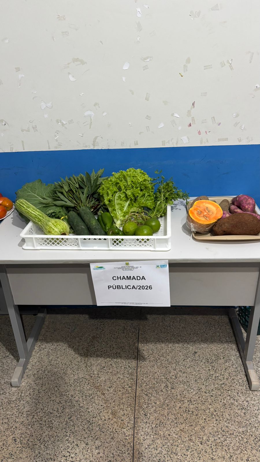Degustação da alimentação escolar