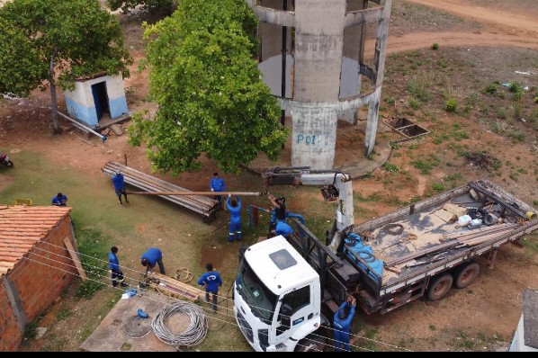 Substituição de um conjunto motobomba